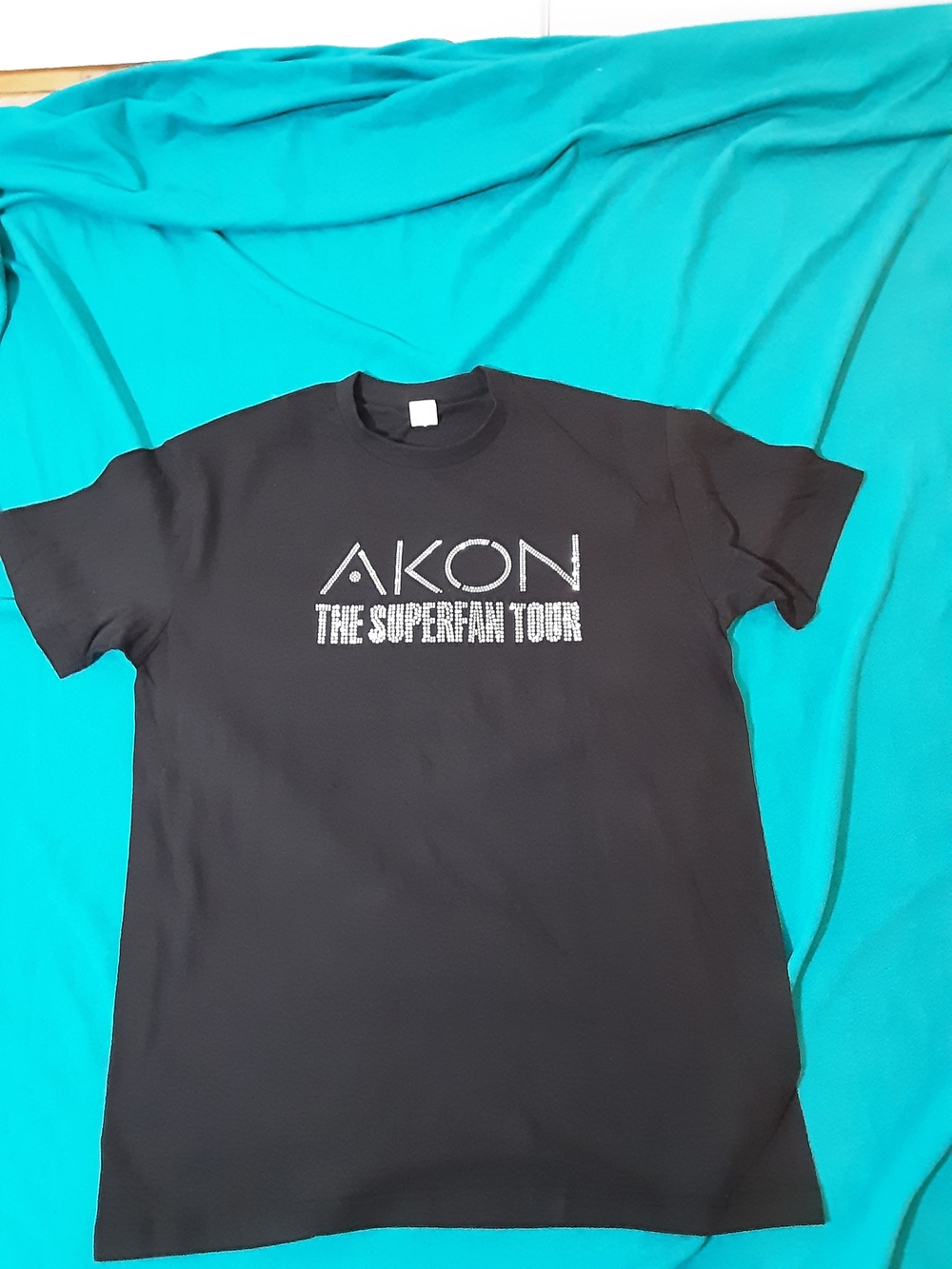The Akon Superfan Tour Black Graphic Tee